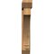 Ekena Millwork Imperial Slat Rough Sawn Bracket w/ Offset Brace, Western Red Cedar, 8"W x 48"D x 48"H BKT0806X48X48IMP06RWR - alternate 3